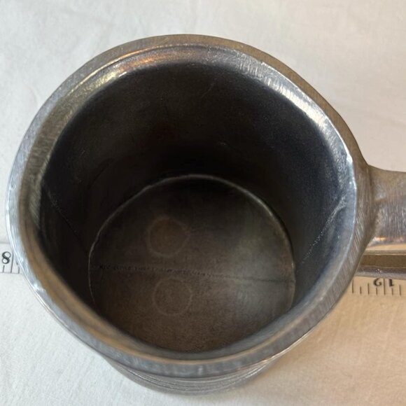 Vintage WIlton Armetale Lg Straight Side Tankard Tavern Pub Props Renaissance - Picture 4 of 8
